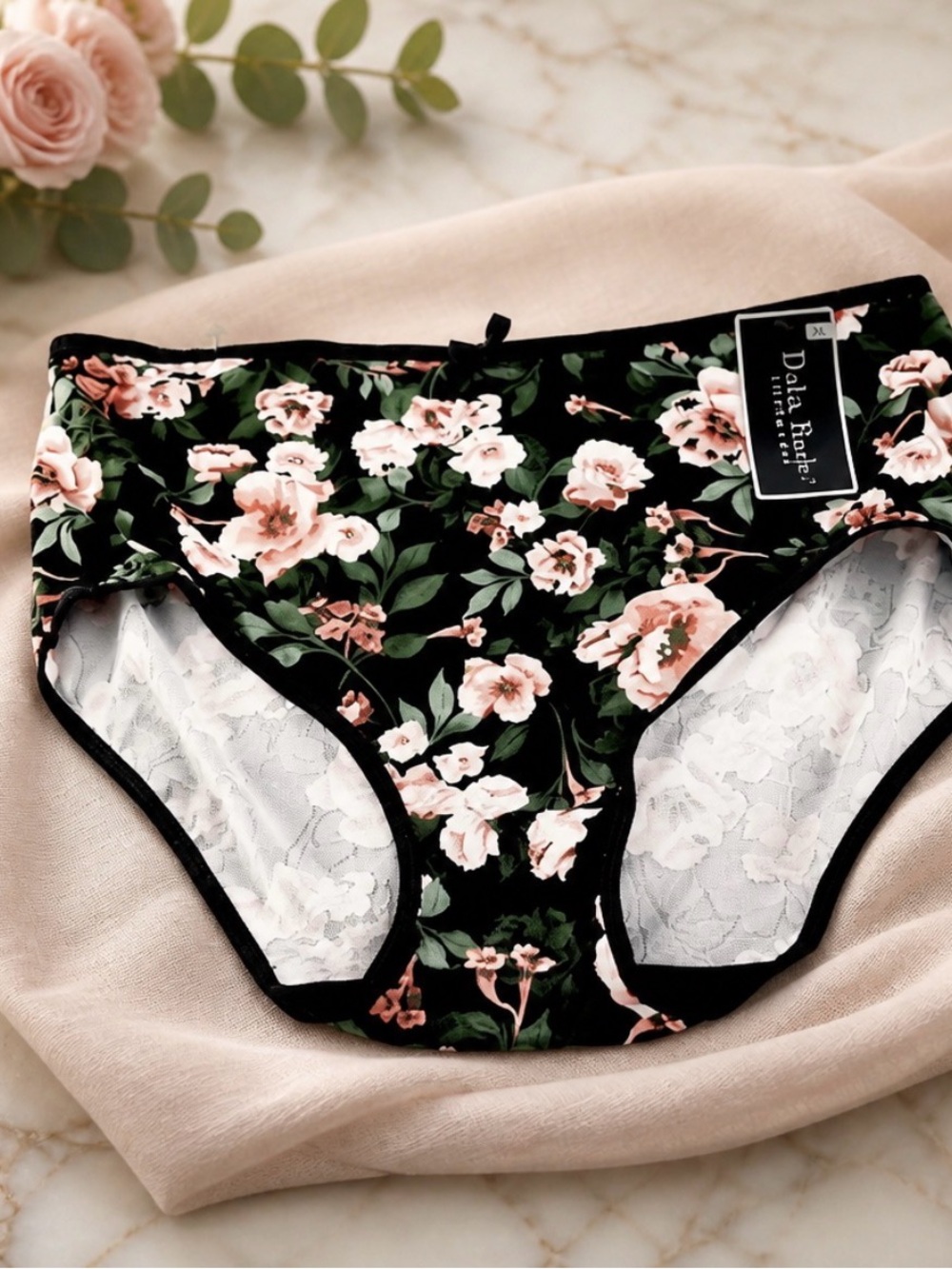 NWT 1xFloral High-Waisted Bikini Bottoms